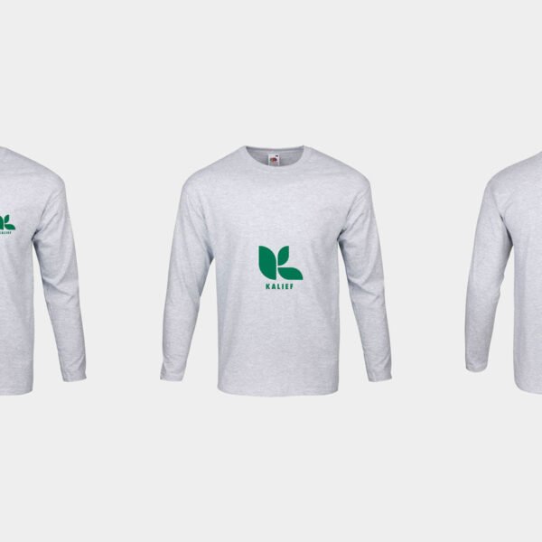 T-shirt basique à manches longues pour hommes