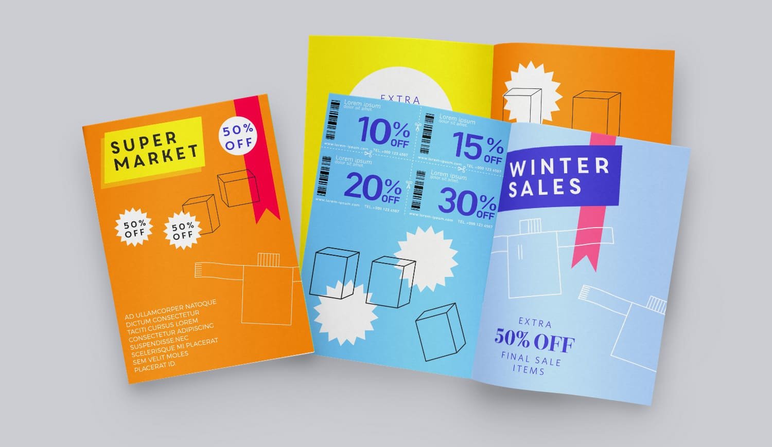 Brochures tabloïd