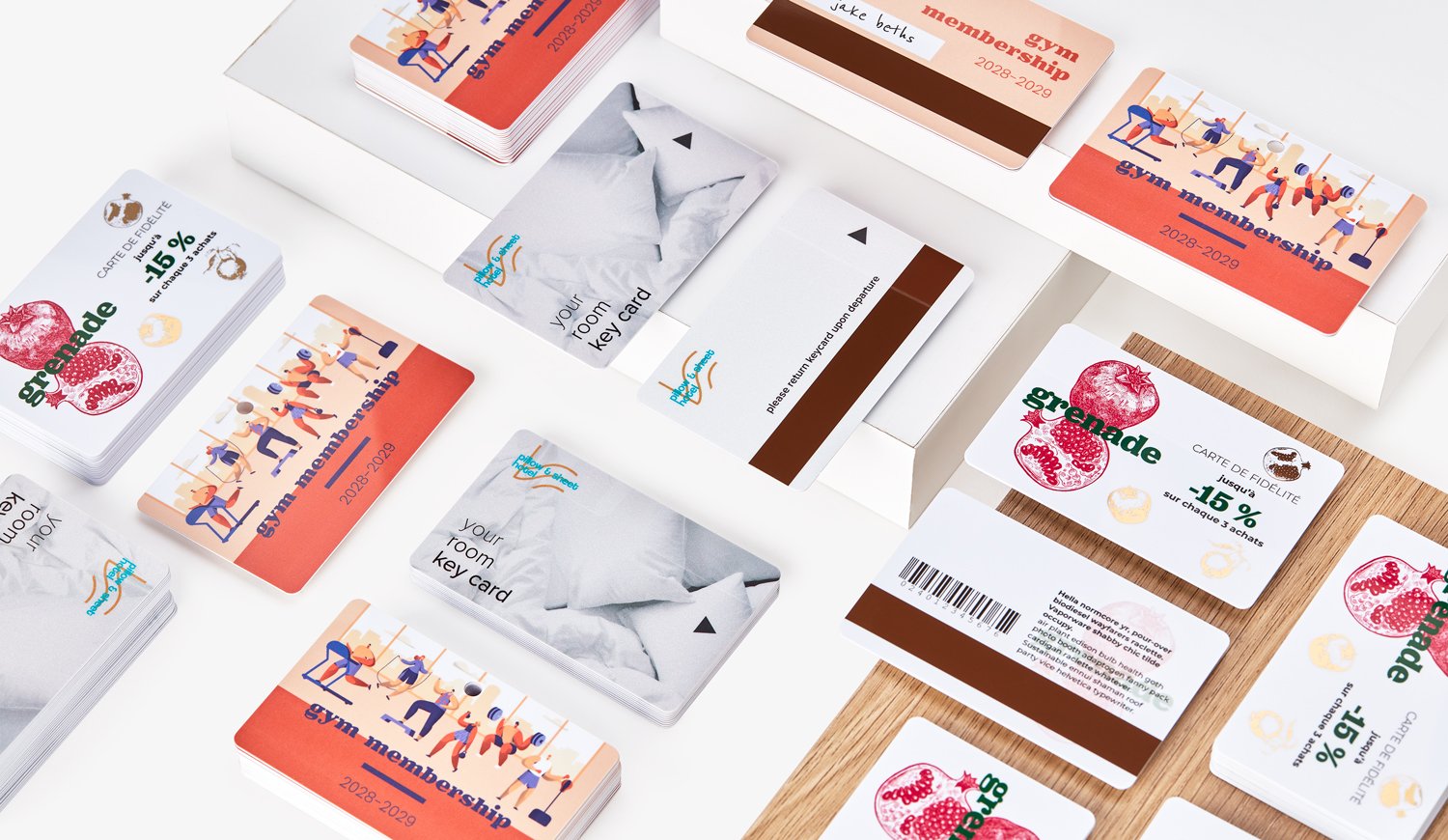 Cartes avec bande magnétique