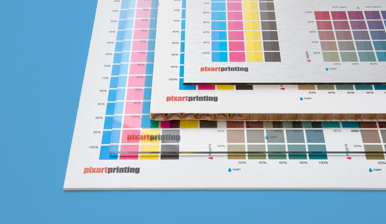 Guide couleurs pour supports rigides